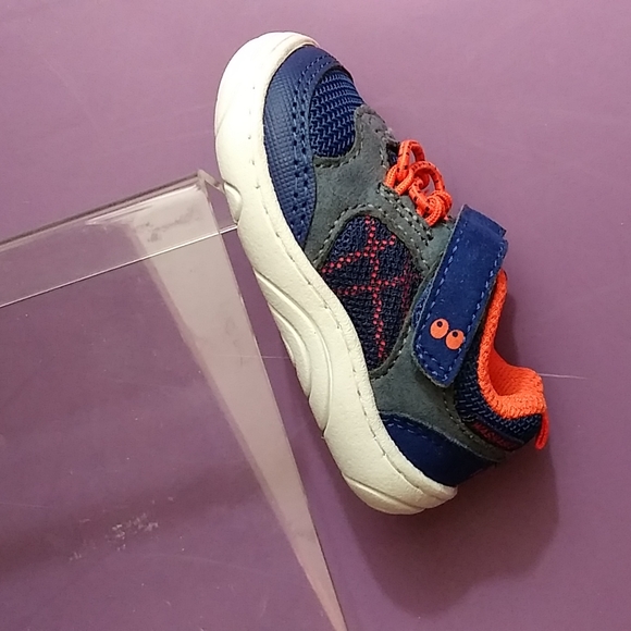 Amputee Baby Boys' Surprize by Stride Rite® Ari LEFT Sneaker - Navy Size 3T - Picture 5 of 6